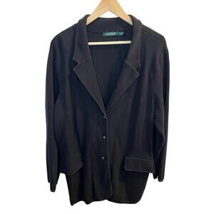 Lauren Ralph Lauren Women's Blazer‎ Size 2x 100% Cotton